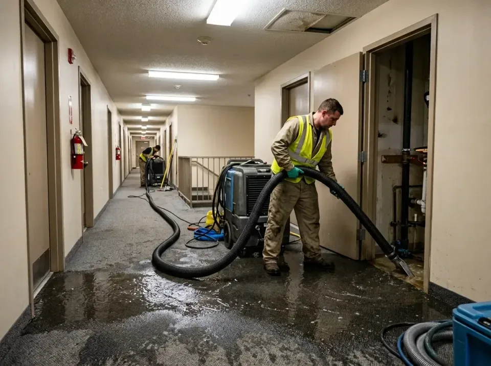 multi-unit-apartment-hallway-f-005 — frequently asked questions, Emergency Burst Pipe Water Extraction & Removal in Havre de…